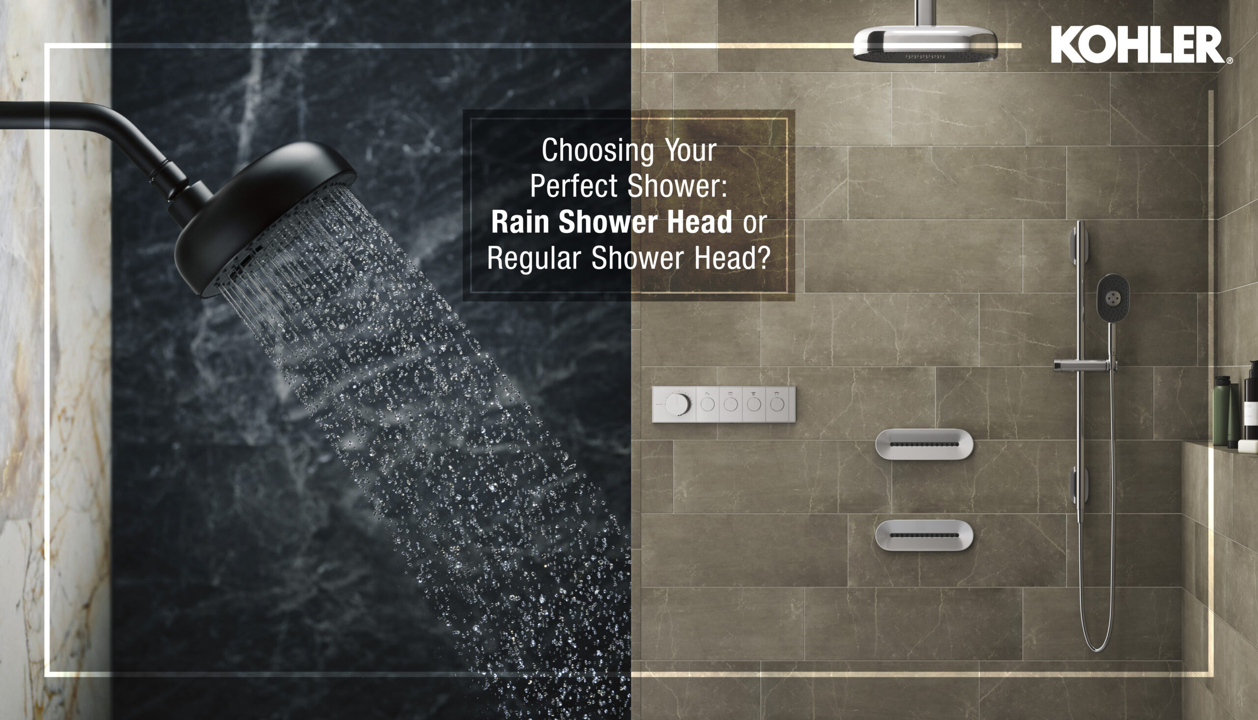Choosing Your Perfect Shower: Rain Shower Head or Regular Shower Head?